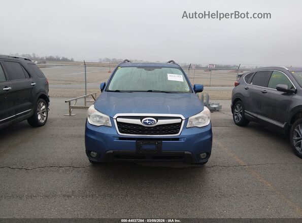 JF2SJAXC7GH511925 2016 SUBARU FORESTER 2.5I TO Синий Вид щитка приборов