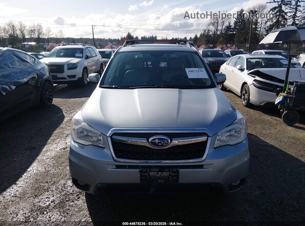 JF2SJAXC8GH434658 2016 SUBARU FORESTER 2.5I TO Silver Front view