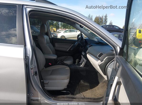 JF2SJAXC8GH434658 2016 SUBARU FORESTER 2.5I TO Silver Front interior view