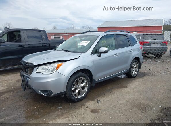 JF2SJAXC8GH486467 2016 SUBARU FORESTER 2.5I TO Silver Vista tres cuartos delantera izquierda