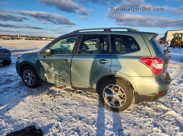 JF2SJAXC9GH407324 2016 SUBARU FORESTER 2.5I TO Зеленый Задняя левая четверть
