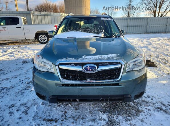JF2SJAXC9GH407324 2016 SUBARU FORESTER 2.5I TO Зеленый Вид спереди