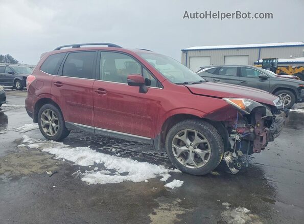 JF2SJAXCXGH430272 2016 SUBARU FORESTER 2.5I TO Maroon წინა მარჯვენა