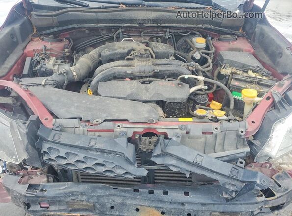 JF2SJAXCXGH430272 2016 SUBARU FORESTER 2.5I TO Maroon უკანა სალონის ხედი
