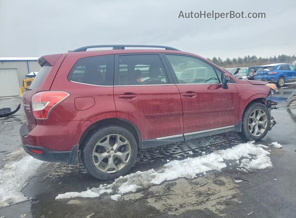 JF2SJAXCXGH430272 2016 SUBARU FORESTER 2.5I TO Maroon უკანა მარჯვენა