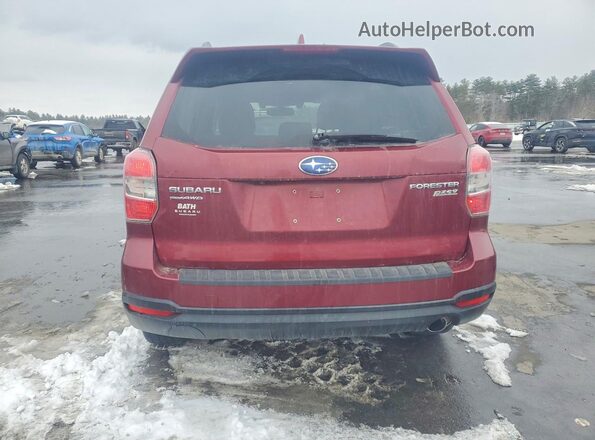 JF2SJAXCXGH430272 2016 SUBARU FORESTER 2.5I TO Maroon უკანა ხედი