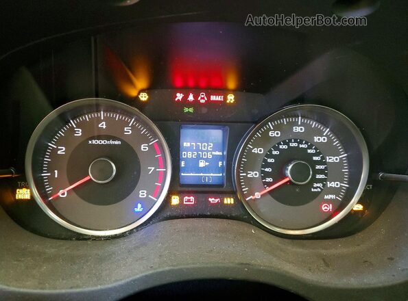 JF2SJGEC2HH557489 2017 SUBARU FORESTER2. Gray ხელსაწყოთა პანელის ხედი
