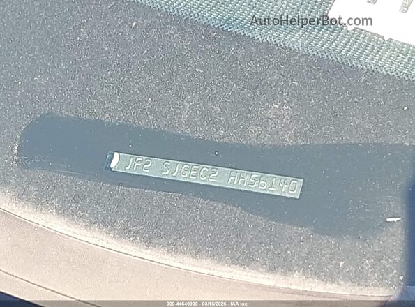 JF2SJGEC2HH561400 2017 SUBARU FORESTER2. Silver 