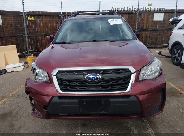JF2SJGECXHH427055 2017 SUBARU FORESTER2. Red Սալոնի հետևի տեսք
