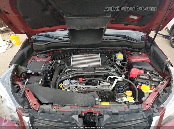 JF2SJGECXHH427055 2017 SUBARU FORESTER2. Red Հետևի տեսք