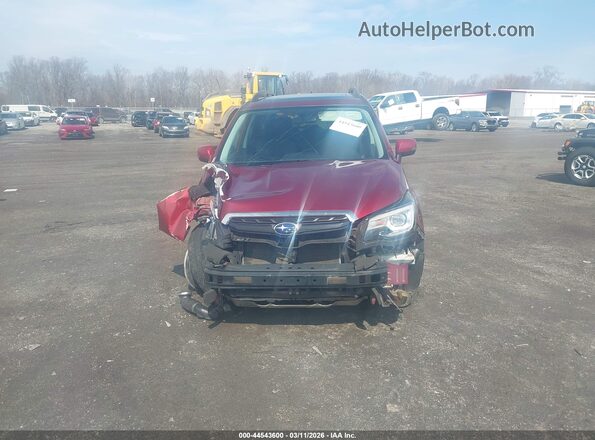 JF2SJGTC3HH515416 2017 SUBARU FORESTER2. Maroon Вид панелі приладів