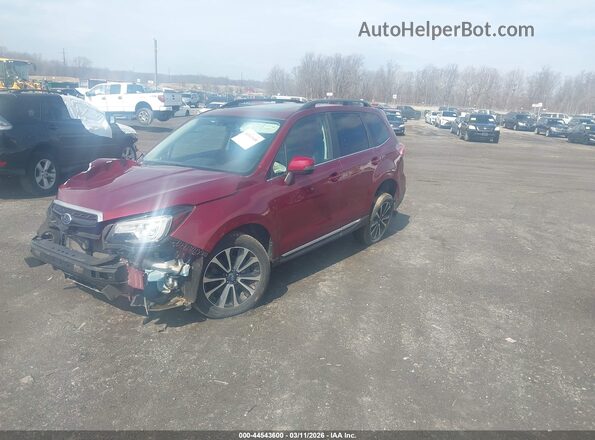 JF2SJGTC3HH515416 2017 SUBARU FORESTER2. Maroon Передня ліва чверть