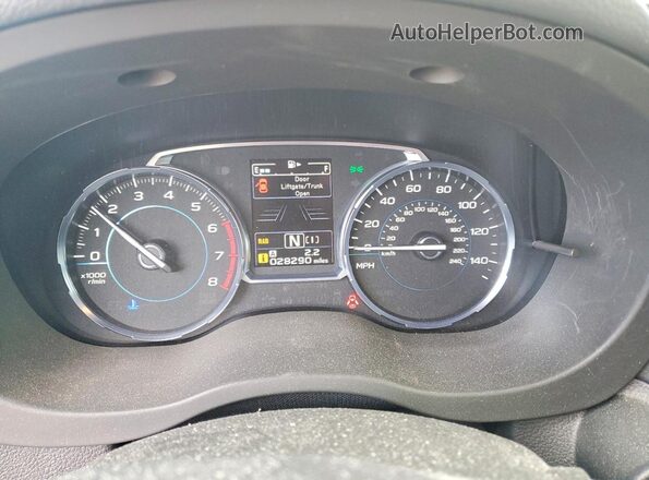 JF2SJGWC9HH545306 2017 SUBARU FORESTER2. Tan Instrument cluster view
