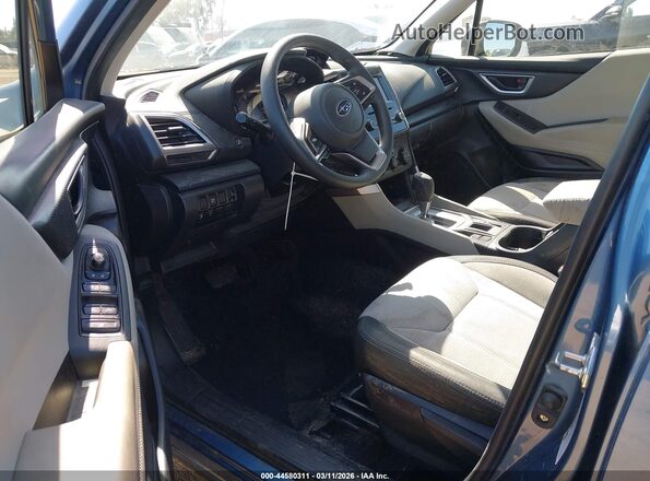 JF2SKAAC3MH400404 2021 SUBARU FORESTER Blue Widok wnętrza z przodu