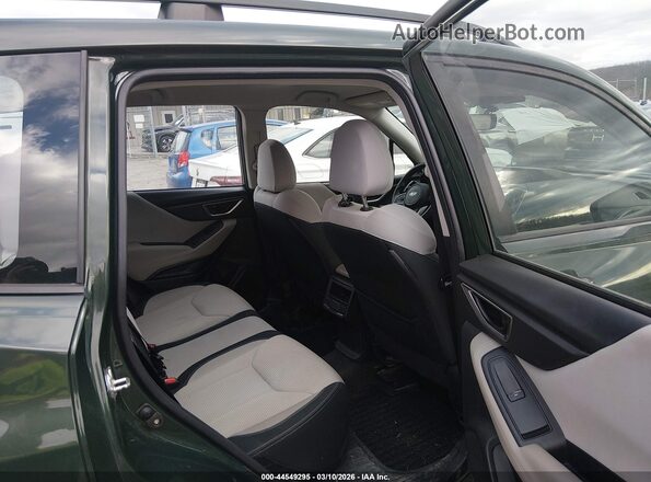 JF2SKACC3NH513882 2022 SUBARU FORESTER Green VIN sticker view