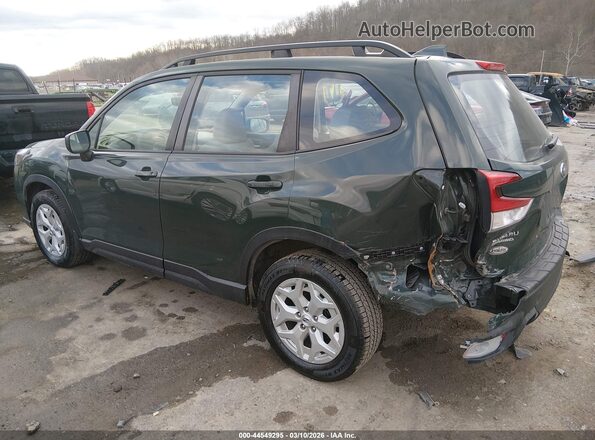 JF2SKACC3NH513882 2022 SUBARU FORESTER Green Rear left