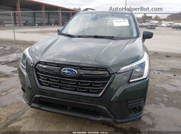 JF2SKACC3NH513882 2022 SUBARU FORESTER Green Rear interior view