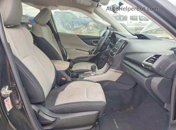 JF2SKACCXKH452333 2019 SUBARU FORESTER Black Widok wnętrza z przodu