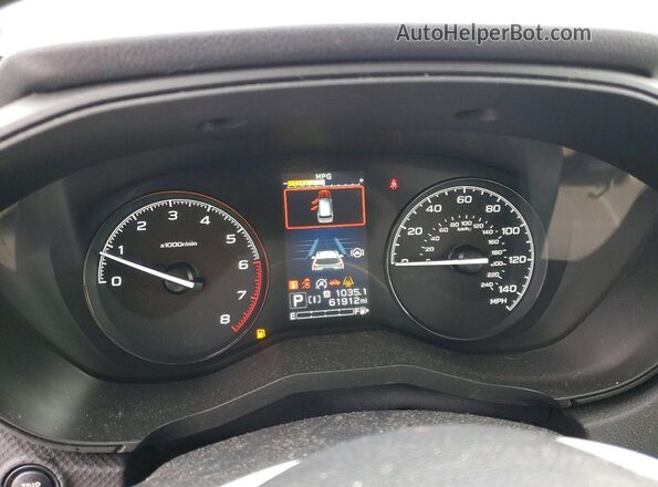 JF2SKADC1MH404656 2021 SUBARU FORESTER Blue Instrument cluster view
