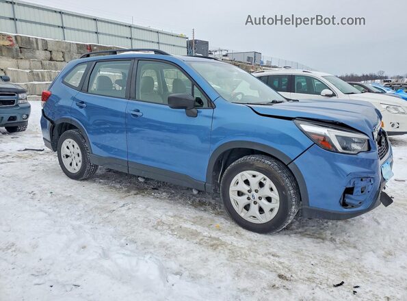 JF2SKADC1MH404656 2021 SUBARU FORESTER Blue Front right