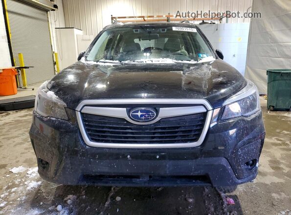 JF2SKADC2MH575271 2021 SUBARU FORESTER Black Դիմացի տեսք