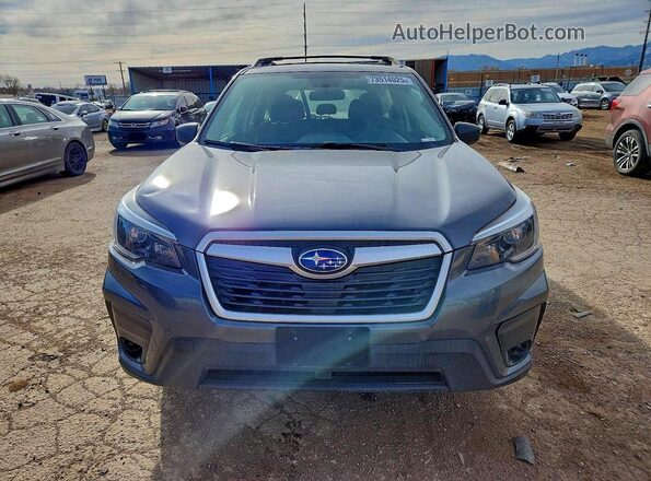 JF2SKADCXMH452740 2021 SUBARU FORESTER Gray Դիմացի տեսք