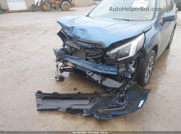 JF2SKAEC4NH516643 2022 SUBARU FORESTER Blue წინა ხედი
