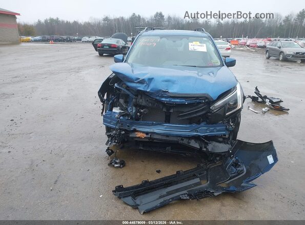 JF2SKAEC4NH516643 2022 SUBARU FORESTER Blue უკანა სალონის ხედი
