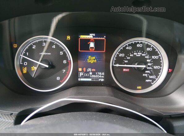 JF2SKAEC5KH442838 2019 SUBARU FORESTER Gray უკანა სავარძლების ხედი