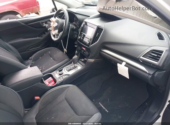 JF2SKAEC7KH442159 2019 SUBARU FORESTER White Widok wnętrza z przodu