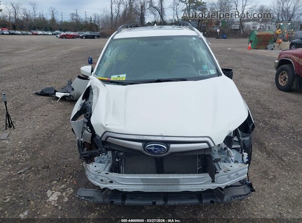 JF2SKAEC7KH442159 2019 SUBARU FORESTER White Widok zestawu wskaźników