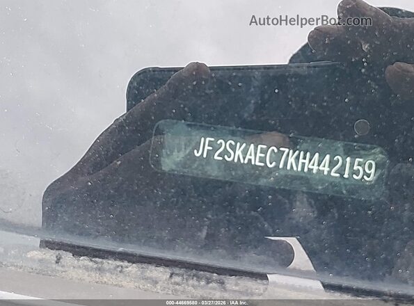 JF2SKAEC7KH442159 2019 SUBARU FORESTER White 