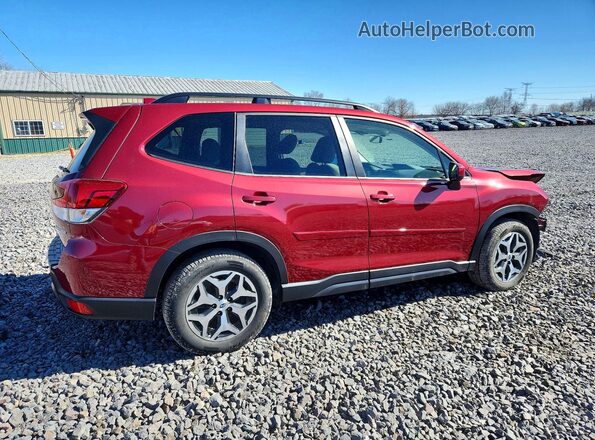 JF2SKAFC4MH424784 2021 SUBARU FORESTER Red Задня права чверть