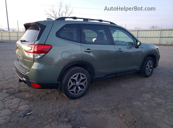 JF2SKAGC2KH565705 2019 SUBARU FORESTER Green უკანა მარჯვენა