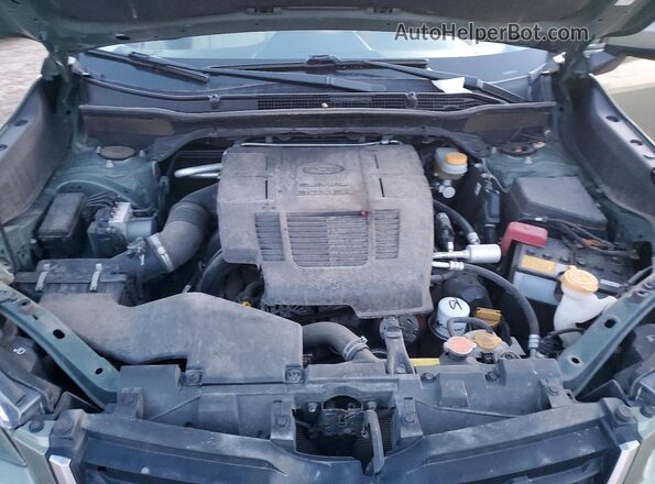 JF2SKAGC2KH565705 2019 SUBARU FORESTER Green ძრავის განყოფილების ხედი