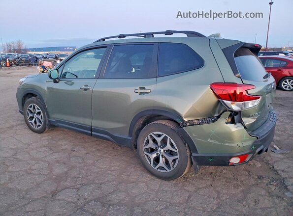 JF2SKAGC2KH565705 2019 SUBARU FORESTER Green უკანა მარცხენა
