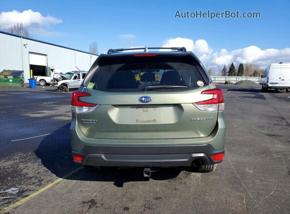 JF2SKAGC3KH517811 2019 SUBARU FORESTER Green Вид ззаду