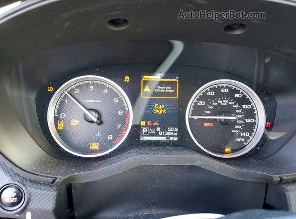 JF2SKAGC3KH517811 2019 SUBARU FORESTER Green Вид щитка приладів
