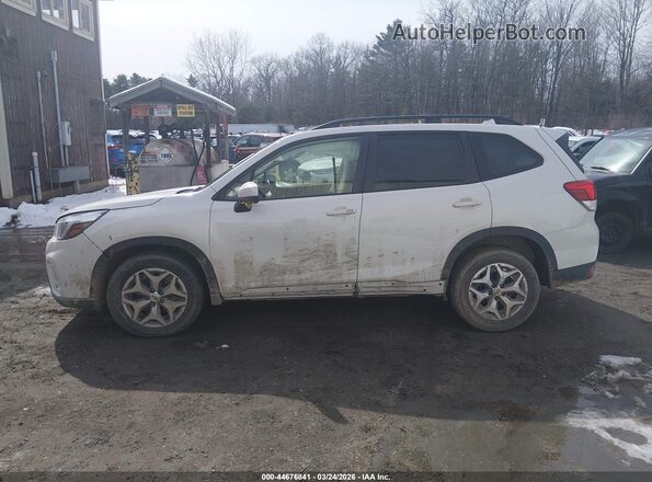 JF2SKAGC4LH569708 2020 SUBARU FORESTER White უკანა სალონის ხედი