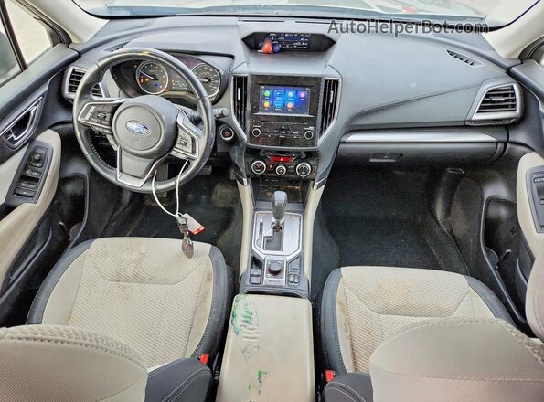 JF2SKAJC0MH414230 2021 SUBARU FORESTER Green Առջևի վահանակի տեսք