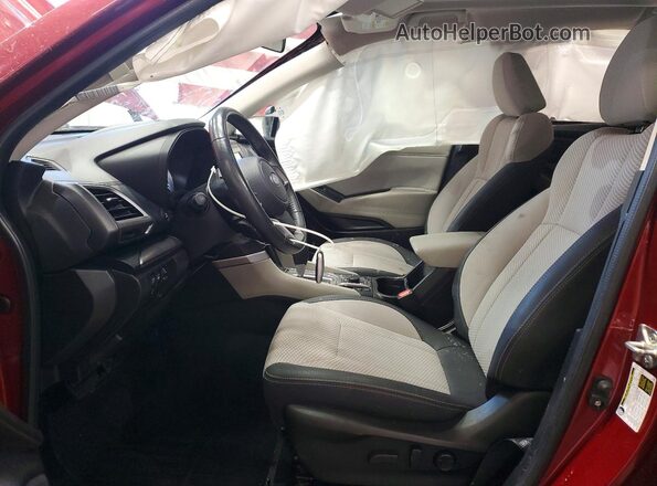 JF2SKAJC1MH450136 2021 SUBARU FORESTER Red Widok wnętrza z przodu