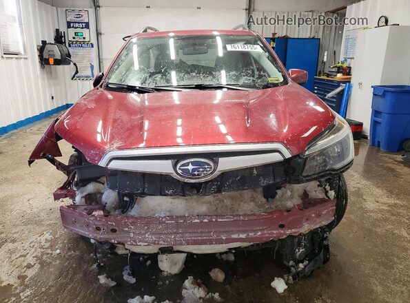 JF2SKAJC1MH450136 2021 SUBARU FORESTER Red Widok z przodu