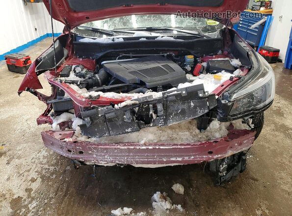 JF2SKAJC1MH450136 2021 SUBARU FORESTER Red Widok komory silnika