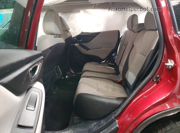 JF2SKAJC1MH450136 2021 SUBARU FORESTER Red Widok wnętrza z tyłu