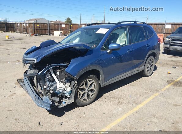 JF2SKAJC1MH470385 2021 SUBARU FORESTER Blue Przód lewy