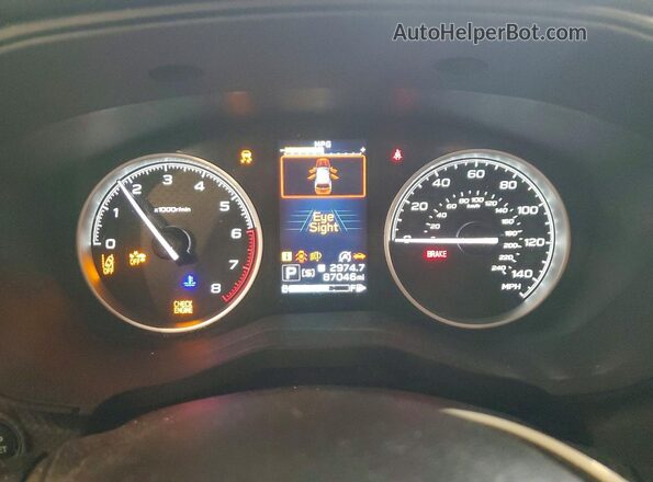 JF2SKAJC2MH461792 2021 SUBARU FORESTER Gray Սարքավորումների վահանակի տեսք