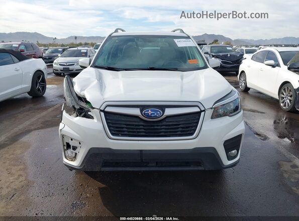 JF2SKAJC2MH565344 2021 SUBARU FORESTER White Սարքավորումների վահանակի տեսք