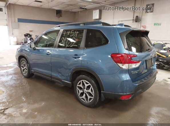 JF2SKAJC5MH421853 2021 SUBARU FORESTER Синий Задняя левая четверть