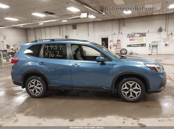 JF2SKAJC5MH421853 2021 SUBARU FORESTER Синий Вид задней части салона