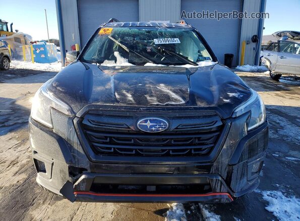 JF2SKAJC5PH545481 2023 SUBARU FORESTER Black Դիմացի տեսք
